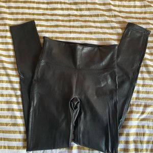 Spanx Faux Leather Leggings